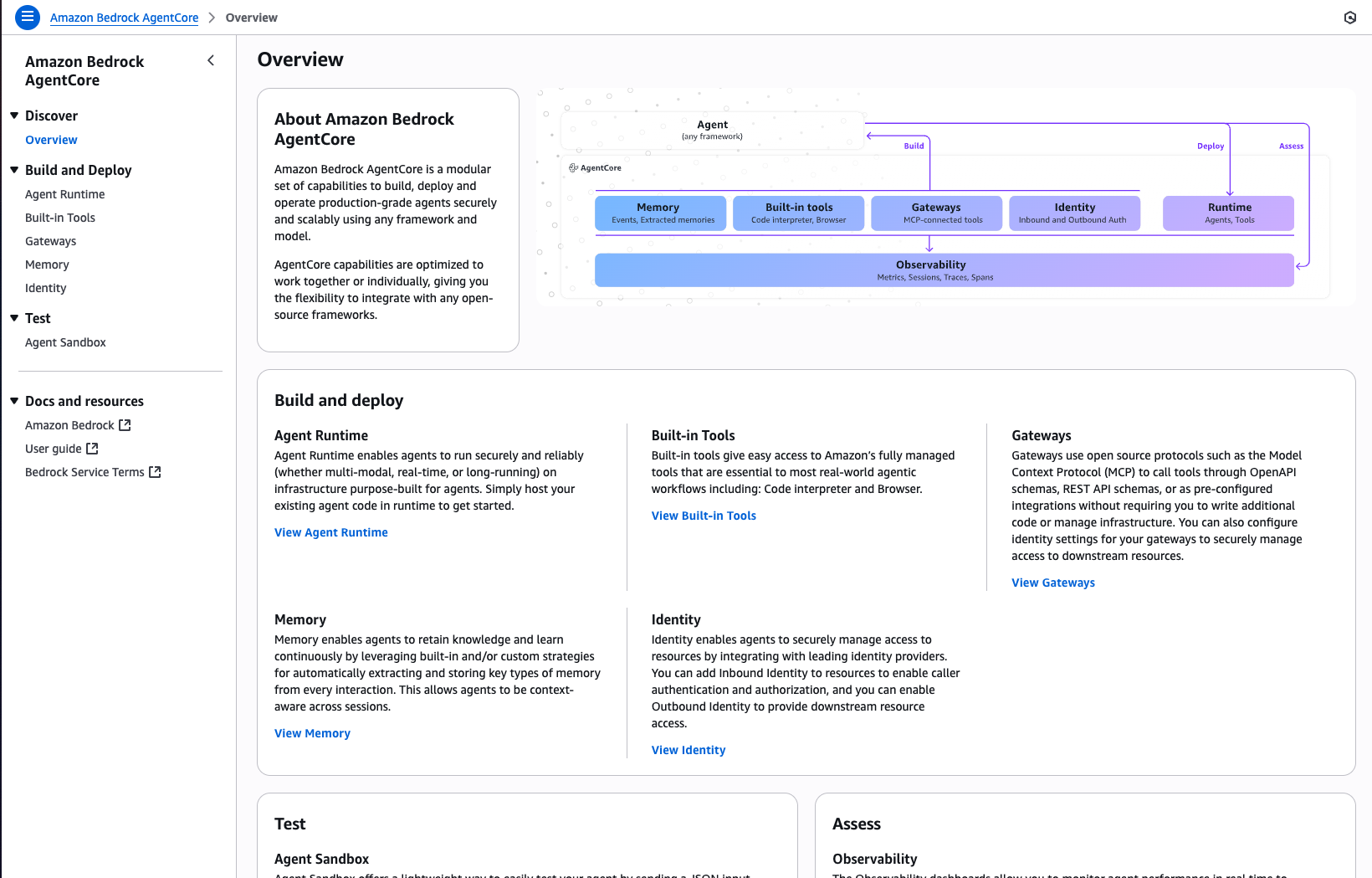 AWS Bedrock AgentCoreをマネジメントコンソール経由でデプロイして