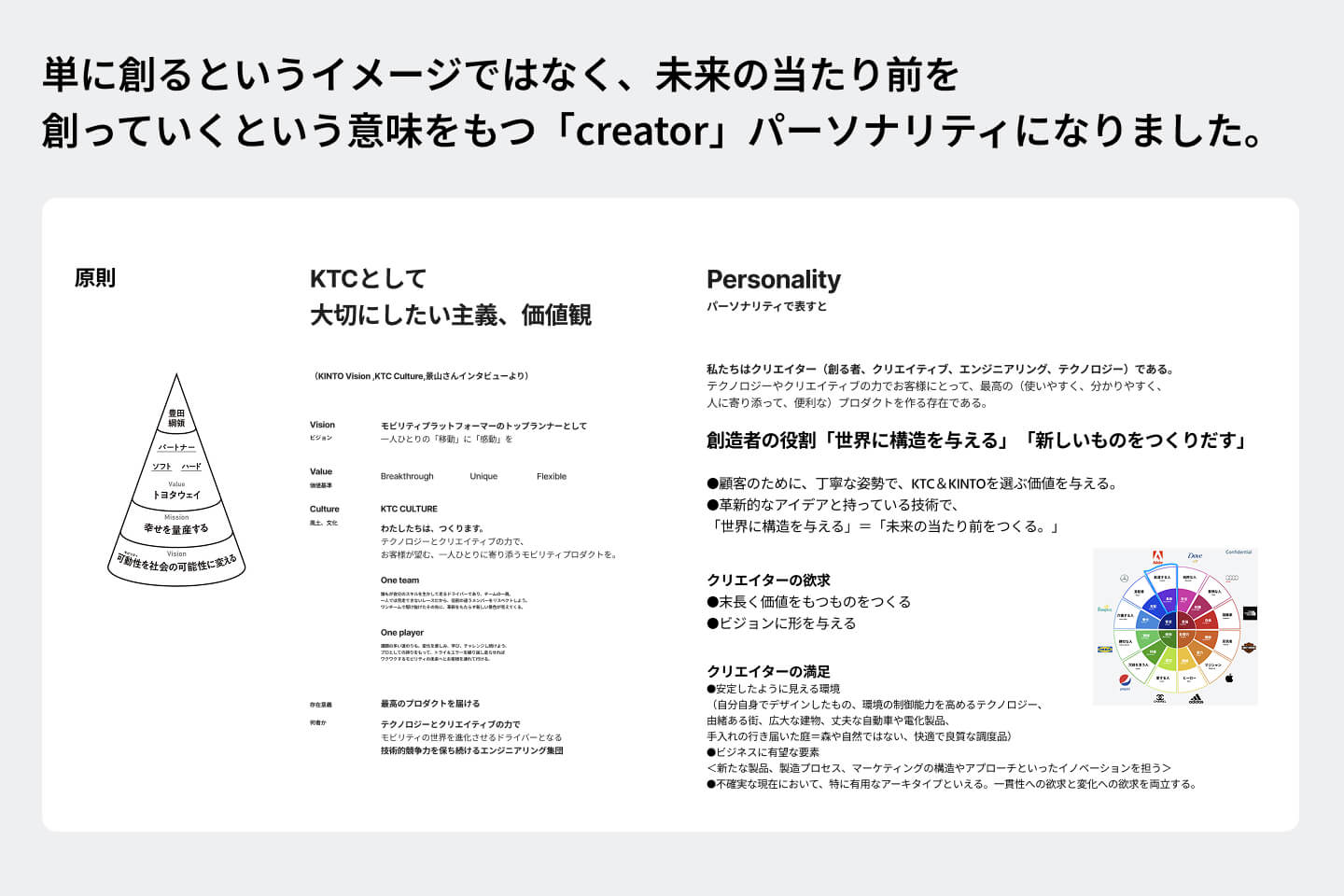 personality