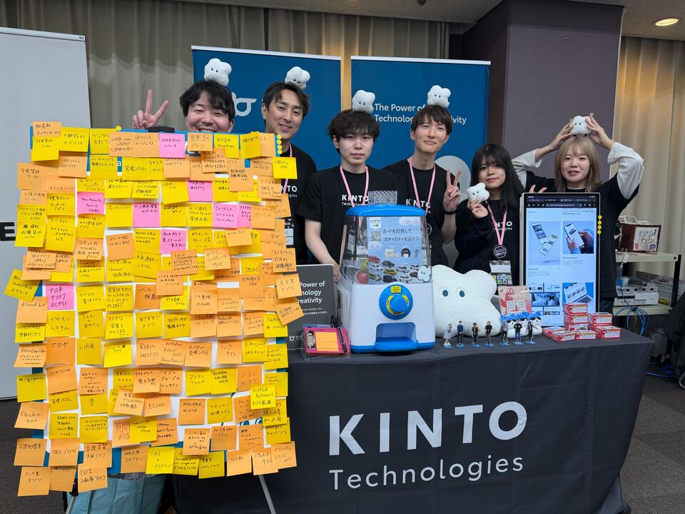 KINTOテクノロジーズのスポンサーブース写真