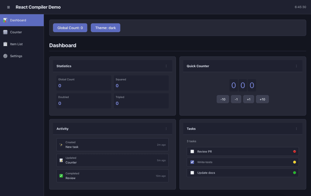 ベンチマーク対象のプロジェクト