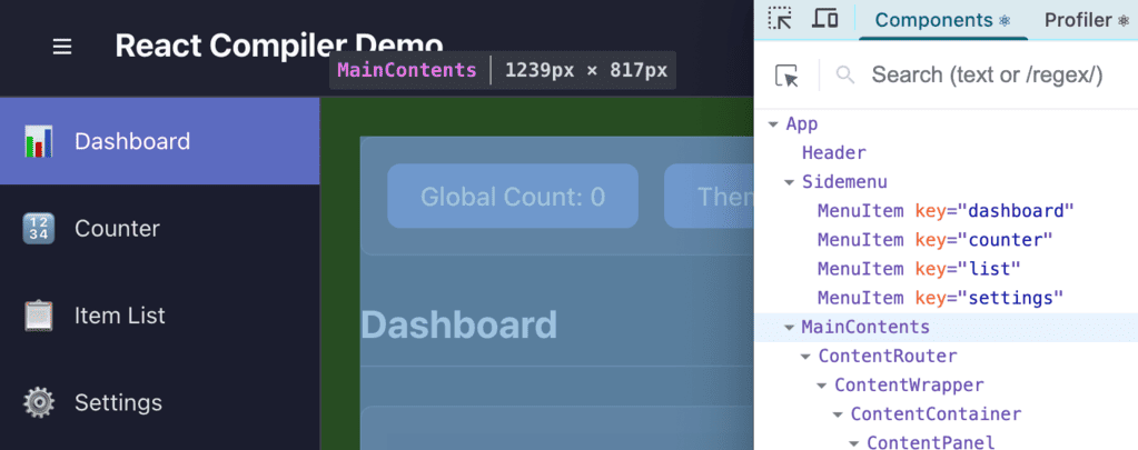 Global Count ボタンに関する説明