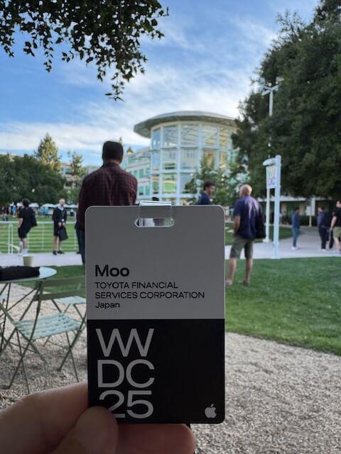 WWDC25の参加バッジ